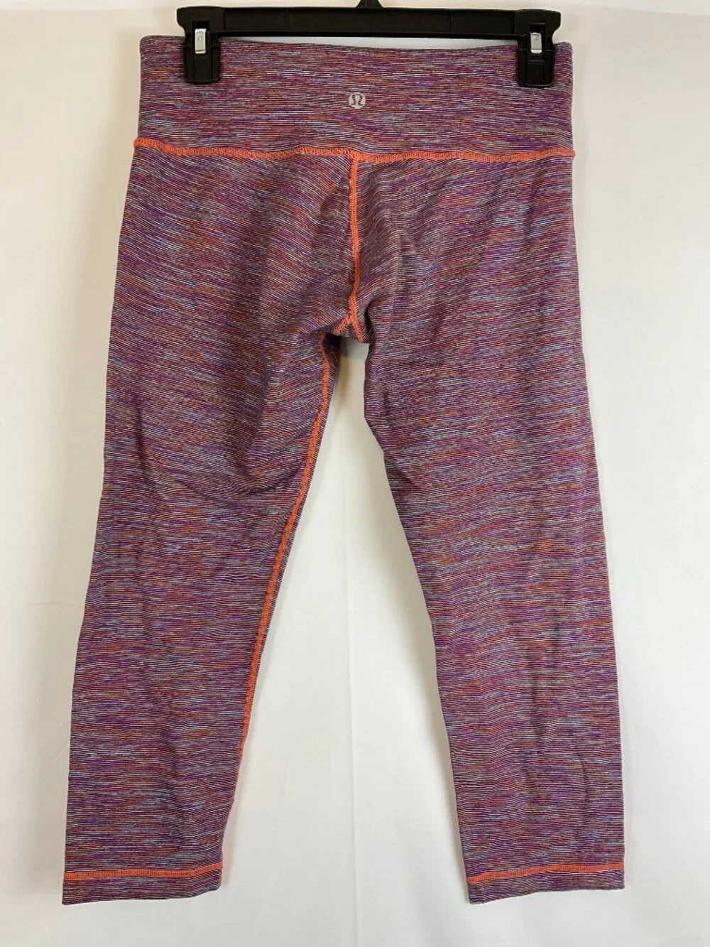 Lululemon Wunder Under Crop Leggings 6 Wee Are From Space Blue Purple Orange